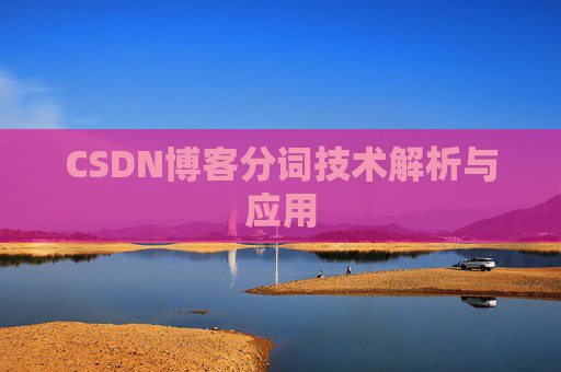 CSDN博客分词技术解析与应用